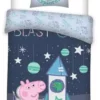 Peppa Gris Sengesett 150x210 Blå