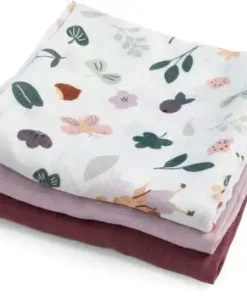 Sebra Babytepper 3-pack, Pixie Land