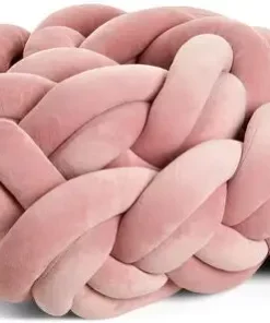 Minitude Sengekant Dobbeltflettet, Dusty Pink