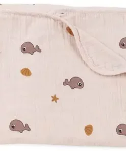 Done By Deer Musselinteppe GOTS Wally, Powder