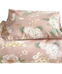 Majvillan Sengesett 70x80 Old Garden, Pink