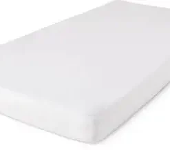 BabyMatex Jersey Dra-på-laken 70x140, White