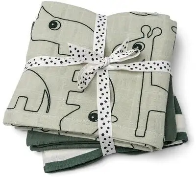 Done By Deer Rapeklut 3-Pack Deer Friends, Green