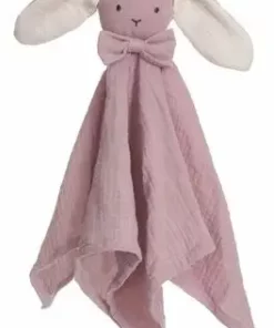 Teddykompaniet Diinglisar Sutteklut Musselin Kanin, Rosa