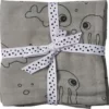 Done By Deer Swaddler Sea Friends 120x120 2-pack, Grey