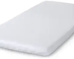 BabyMatex Bamboo Dra-på-laken 60x120, White