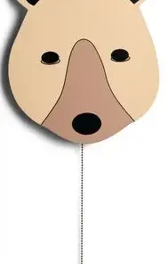 Alice & Fox Vegglampe BjĂžrn, Brun