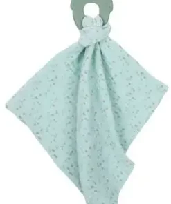 Nattou Soft Silicone Bitering Med Sutteklut, Grønn