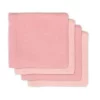 Jollein Musselinteppe Bamboo 4-Pack, Pale Pink