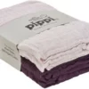 Pippi Musselinteppe 4-pack, Black Plum