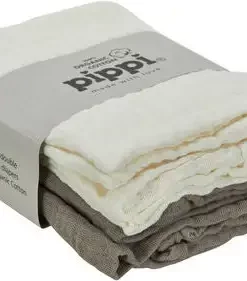 Pippi Musselinteppe 4-pack, Cinder