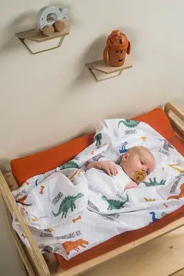 Jollein Musselinteppe 2-Pack Dinosaur - Bilde 2