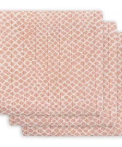 Jollein Musselinteppe 3-pack, Rosa