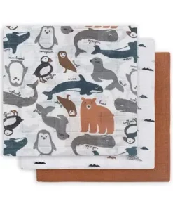 Jollein Musselinteppe 3-pack, Bjørn