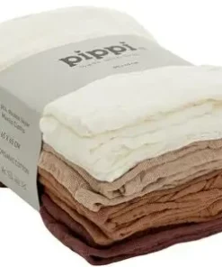 Pippi Musselinteppe 8-pack, Mahogany
