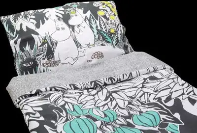 Mummitrollet Sengesett Jungel 150x210 - Bilde 2