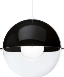 Koziol Taklampe Orion Gjennomsiktig, Svart