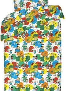 Pippi Langstrømpe Villekulla Sengesett 150x210