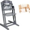 BabyDan Danstolen Matstol Med Matstolpute, Grå/Beige