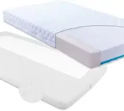 BabyMatex Madrass Carpathia Med Madrasstrekk Overtrekk Frotté 70x140