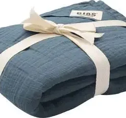 BIBS Cuddle Swaddle Musselin, Petrol