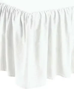 Jollyroom By Borganäs Vasket Sengekappe Volang, Hvit