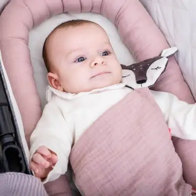 Kikadu Soveorm Musselin, Pale Rose - Bilde 2