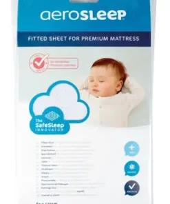 Aerosleep Dra-på-laken PREMIUM Hvit, 60x12