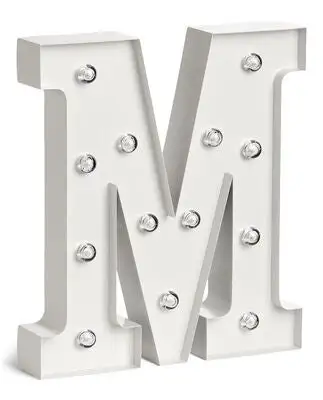 Alice & Fox Bokstavlampe M, Hvit - Bilde 5