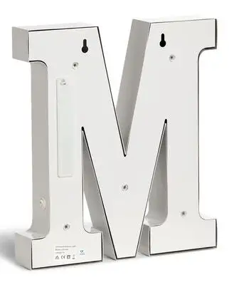 Alice & Fox Bokstavlampe M, Hvit - Bilde 6