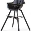 Childhome Evolu 2 Spisestol 2-i-1 Med Bøyle, Black