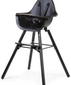 Childhome Evolu 2 Spisestol 2-i-1 Med Bøyle, Black
