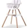 Childhome Evolu 2 Spisestol 2-i-1 Med Bøyle, Natural White