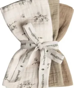 Garbo & Friends Musselinteppe 3-pack, Bluebell