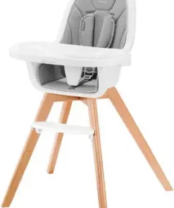 Kinderkraft Tixi Matstol 2-in-1, Grå
