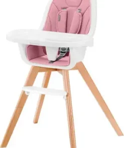 Kinderkraft Tixi Matstol 2-in-1, Rosa