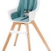 Kinderkraft Tixi 2-i-1 Matstol, Turkis