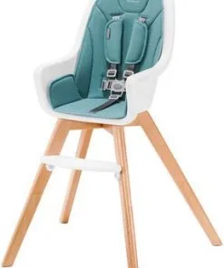 Kinderkraft Tixi 2-i-1 Matstol, Turkis