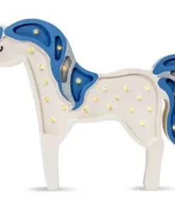 Little Lights Lampe Enhjørning, Blå