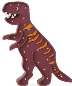 Little Lights Lampe T-Rex, Vinrød