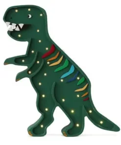 Little Lights Lampe T-Rex, Grønn