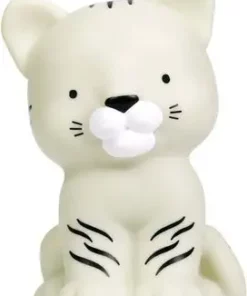 A Little Lovely Company White Tiger Nattlampe