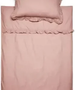 Minitude Sengesett MiniLeo 100x140, Woodrose