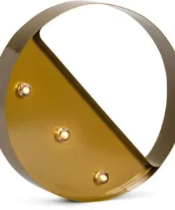 Petite Déco Bokstavlampe O, Gull