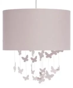 Alice & Fox Lampeskjerm Sommerfugler, Rosa