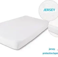 BabyMatex Hygenic Jersey Laken, Hvitt