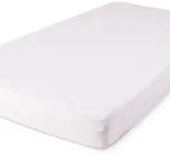BabyMatex Tencel Dra-på-laken 70x140, White
