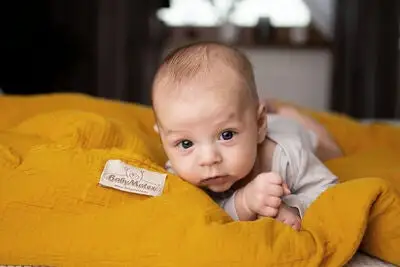 BabyMatex Muslin Sengesett, Oransje - Bilde 2