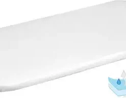 BabyMatex Jersey Stretchlaken, Hvitt