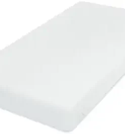 BabyMatex Musselin Stretchlaken, Hvitt